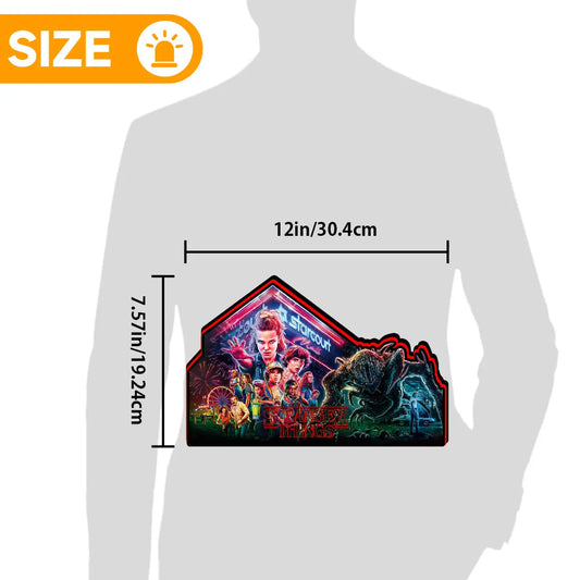 Stranger Things Pinball Topper Lightbox Arcade Gaming Light box for Man's Cave FYLZGO Signs