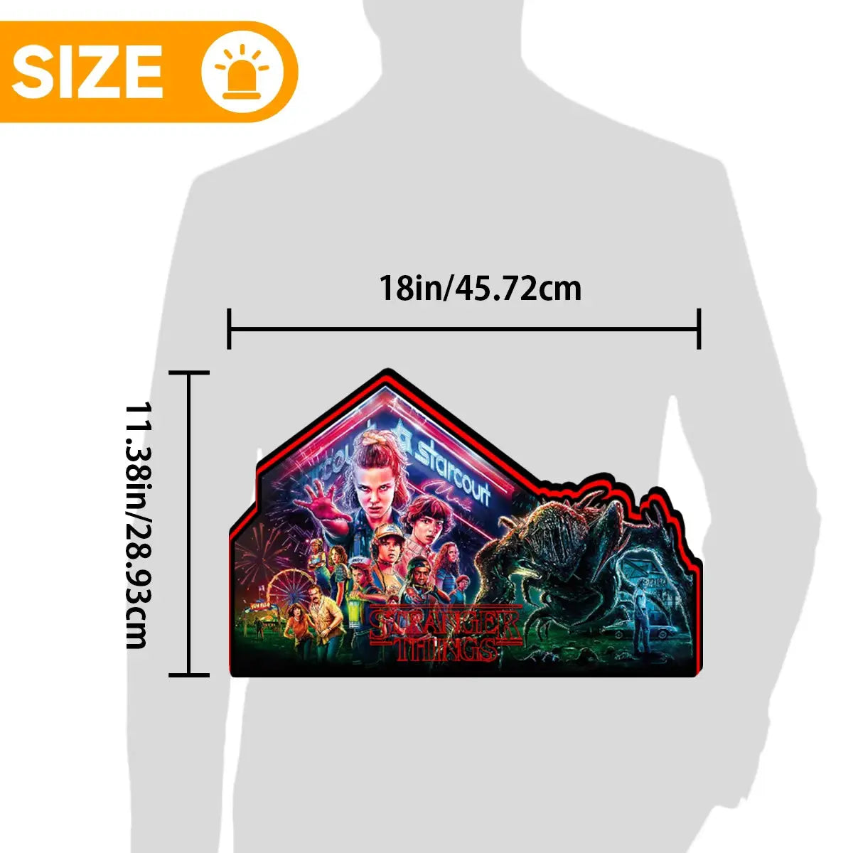 Stranger Things Pinball Topper Lightbox Arcade Gaming Light box for Man's Cave FYLZGO Signs