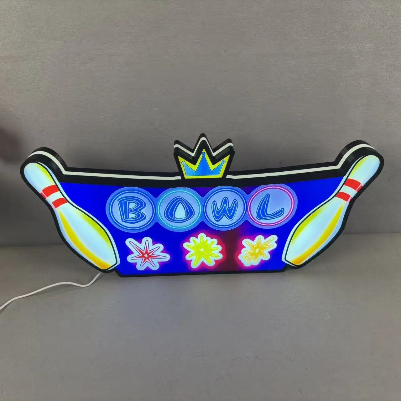 Custom The Big Lebowski Pinball Machine Led Topper Led lightbox, 3D Printed Lightbox USB Powered & Full Dimmable FYLZGO Signs