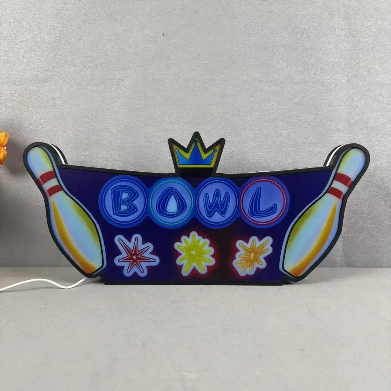 Custom The Big Lebowski Pinball Machine Led Topper Led lightbox, 3D Printed Lightbox USB Powered & Full Dimmable FYLZGO Signs
