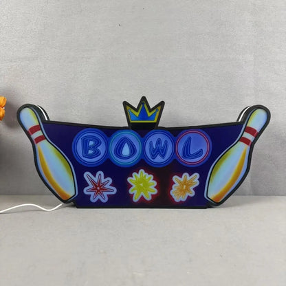 Custom The Big Lebowski Pinball Machine Led Topper Led lightbox, 3D Printed Lightbox USB Powered & Full Dimmable FYLZGO Signs