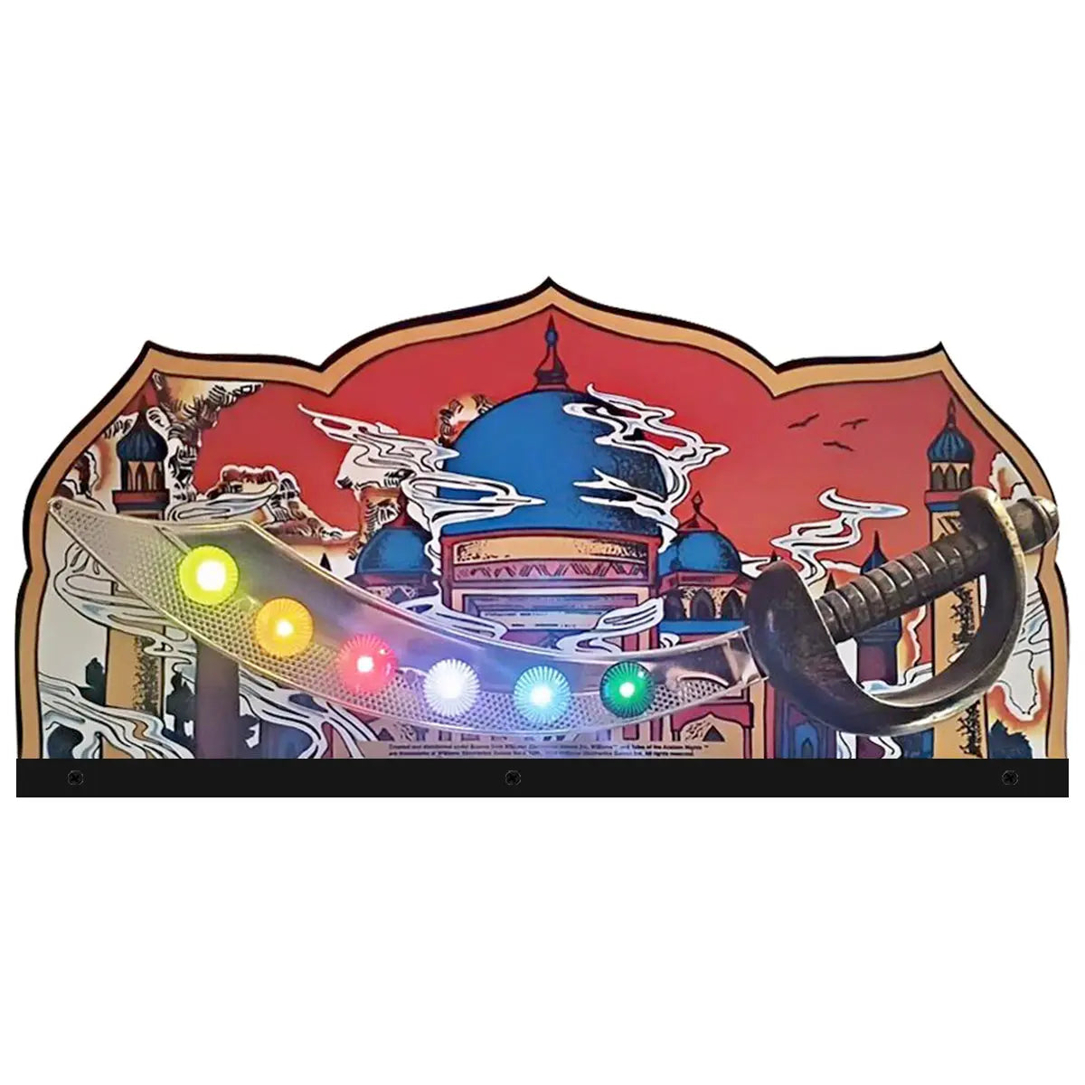 Tales Of The Arabian Nights Pinball Topper 3D Acrylic LED Topper, For Williams Pinball Machine, Pinball Topper FYLZGO Signs