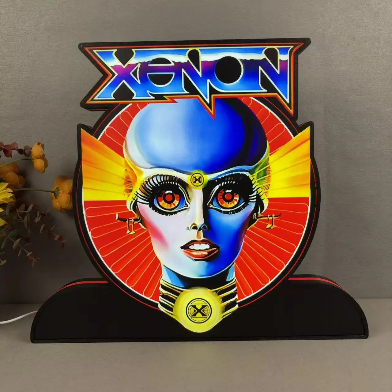 Xenon Pinball Topper 3D Printed Lightbox, Arcade Pinball Machine Accessory for Pinball Arcade Machine Fans, USB Dimmeable FYLZGO Signs