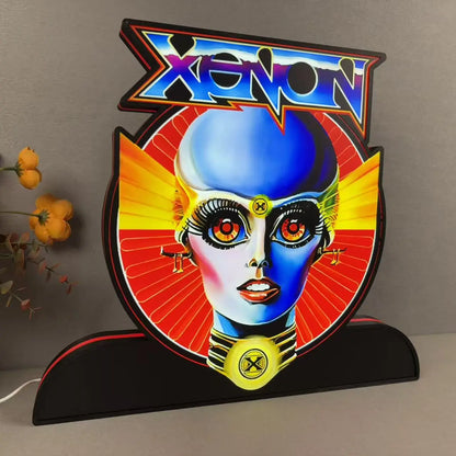 Xenon Pinball Topper 3D Printed Lightbox, Arcade Pinball Machine Accessory for Pinball Arcade Machine Fans, USB Dimmeable FYLZGO Signs