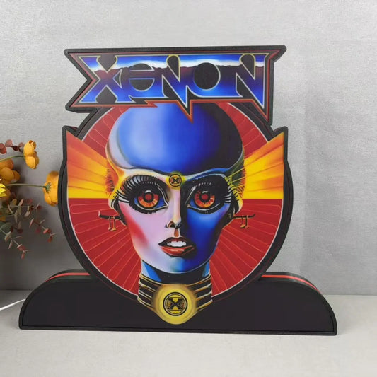 Xenon Pinball Topper 3D Printed Lightbox, Arcade Pinball Machine Accessory for Pinball Arcade Machine Fans, USB Dimmeable FYLZGO Signs