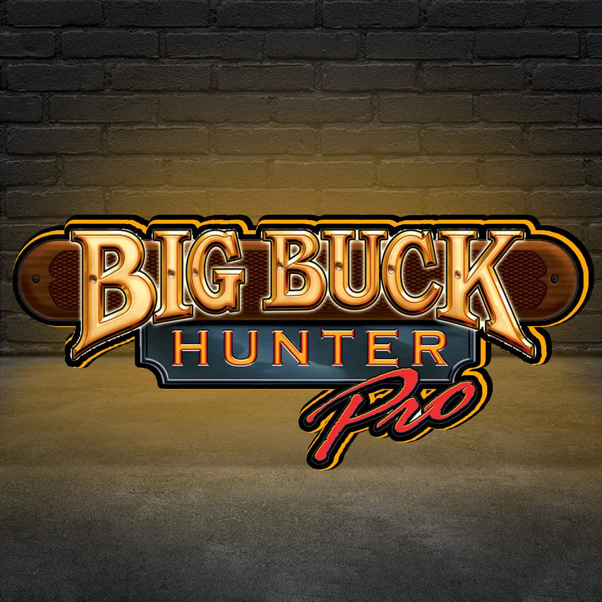 Big Buck Hunter Pro Pinball Topper 3D LED Light Box, for Pinball Machine,  Arcade Game Room Decor FYLZGO Signs