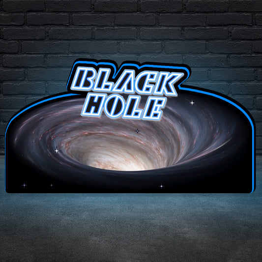 Black Hole Pinball Topper 3D Printed Lightbox USB plug Dimmer, Pinball Arcade Decor, Perfect for Game Room or Pinball Machine（副本） FYLZGO Signs