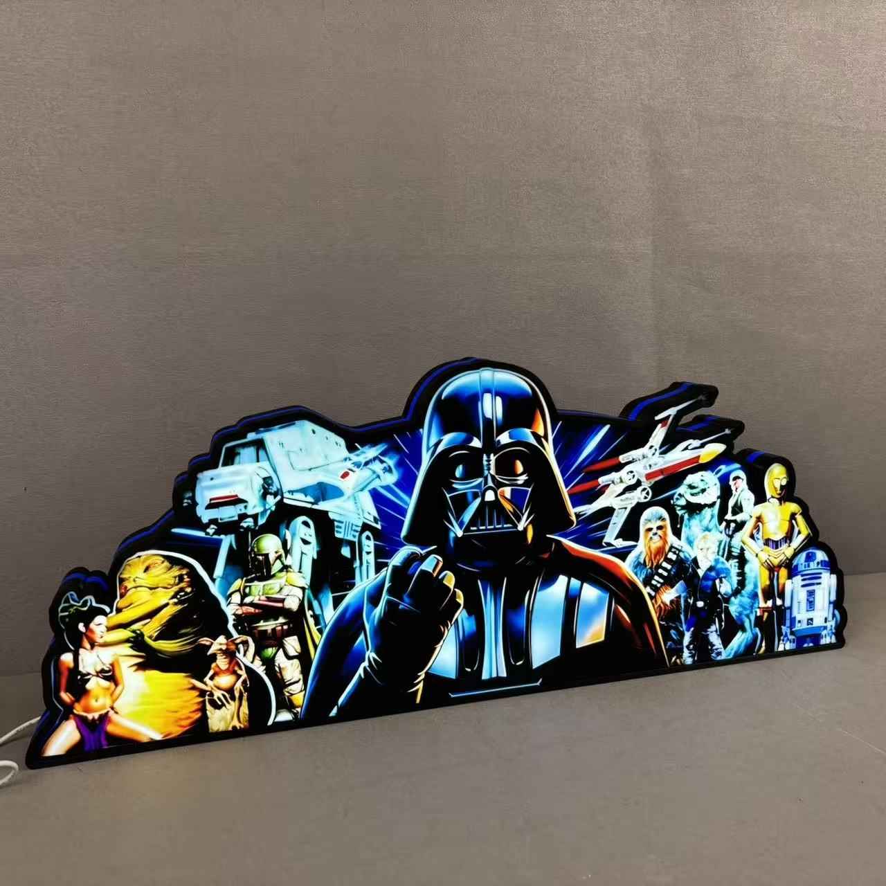 Star Wars, Fall of the Empire 3D Pinball Topper, Vader & Legends, USB powered and with Dimming Function, design for Stern Star Wars Pinball Machine
