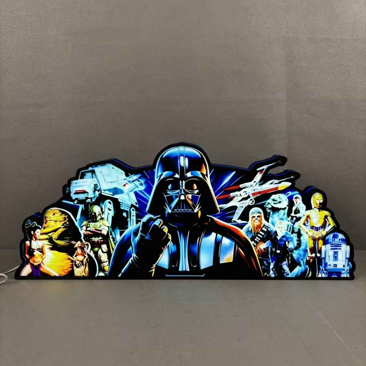 Star Wars, Fall of the Empire 3D Pinball Topper, Vader & Legends, USB powered and with Dimming Function, design for Stern Star Wars Pinball Machine