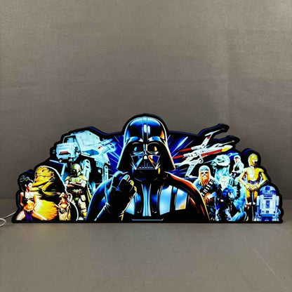 Star Wars, Fall of the Empire 3D Pinball Topper, Vader & Legends, USB powered and with Dimming Function, design for Stern Star Wars Pinball Machine