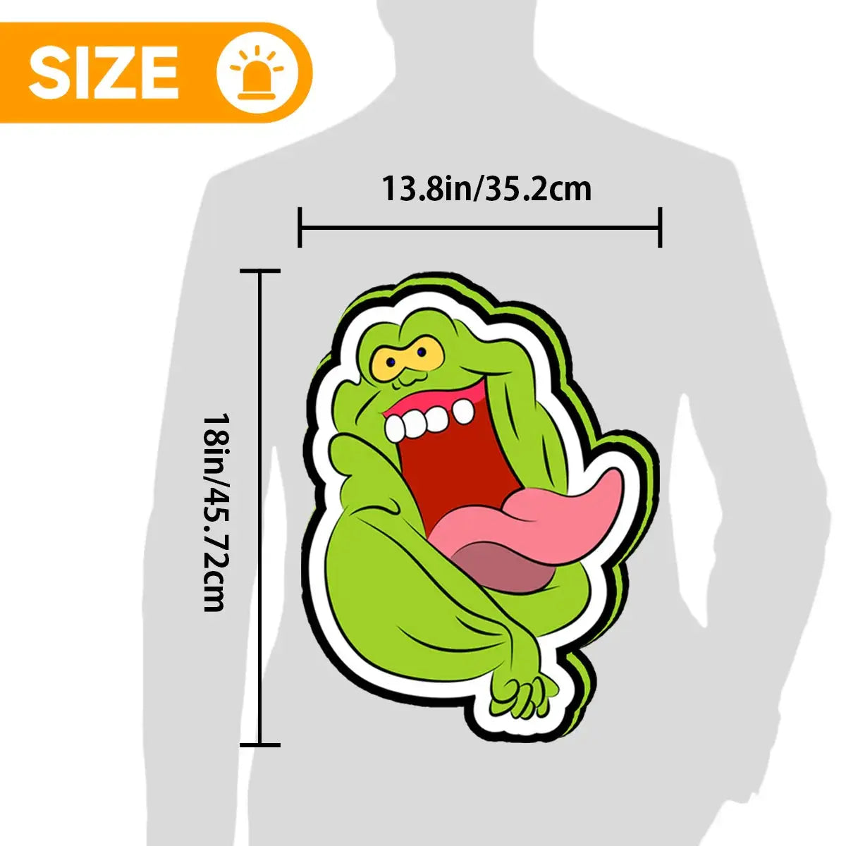 Ghostbusters Slimer 3D Lightbox USB Powered with Dimming Control Perfect Decor FYLZGO Signs