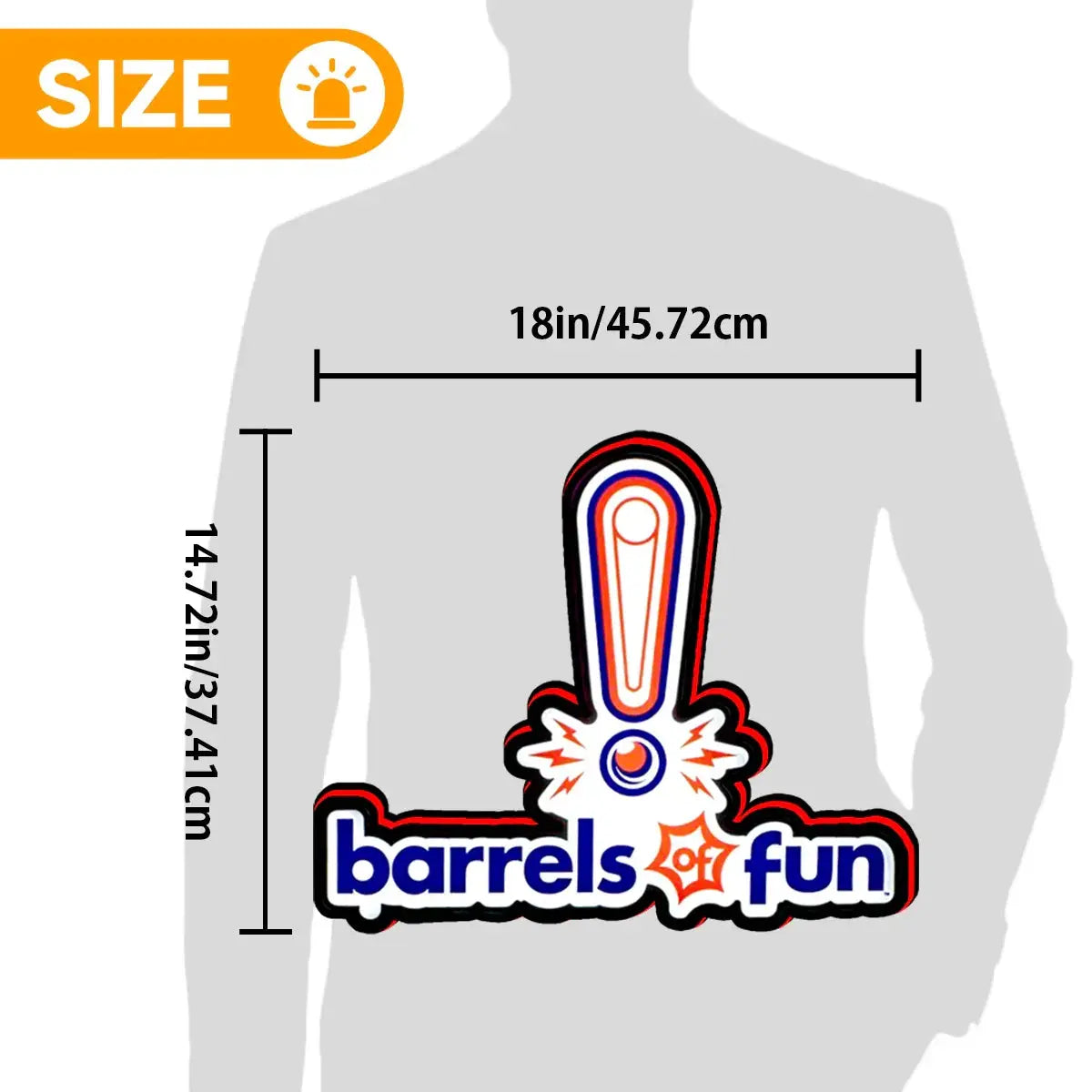 Barrles Fun Logo Led lightbox for Pinball Machine, 3D Printed Lightbox USB Powered & Full Dimmable FYLZGO Signs