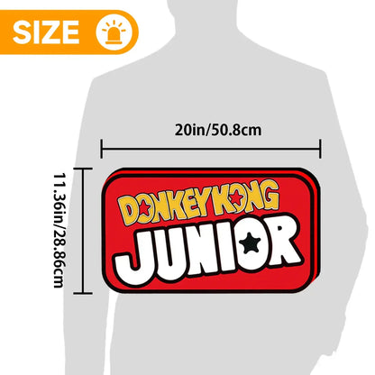 Donkey Kong Junior 3D Printed LED Lightbox for Gaming Room Decor, Classic Arcade Gaming Lightbox FYLZGO Signs