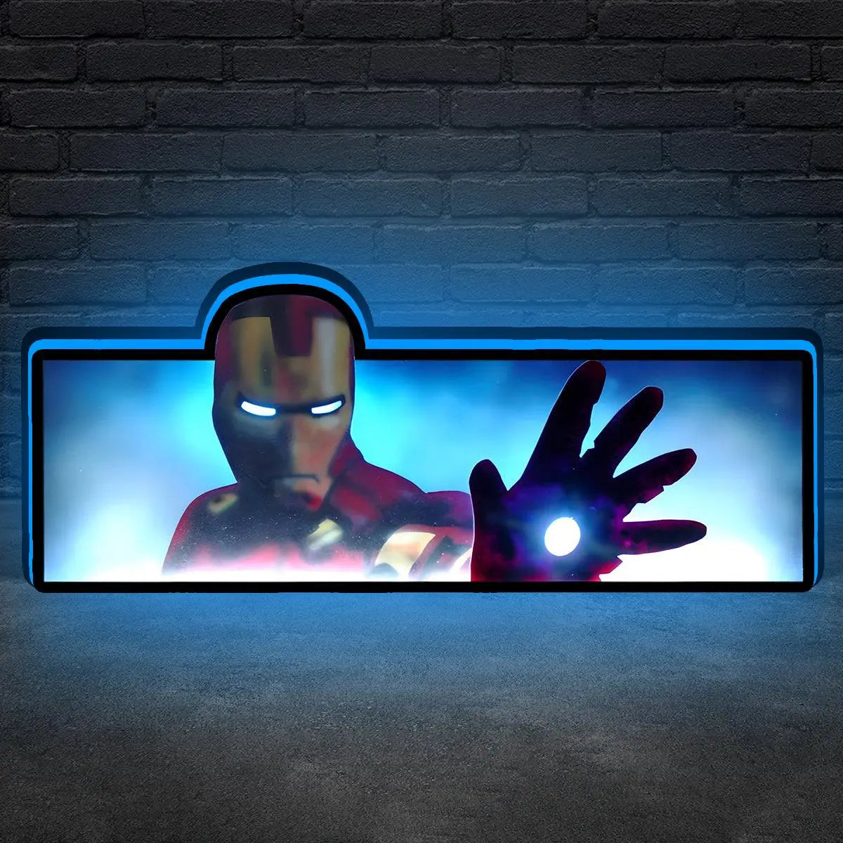 Iron Man topper, Pinball Topper LED Lightbox,  3D Printed Lightbox Rock Your Game FYLZGO Signs