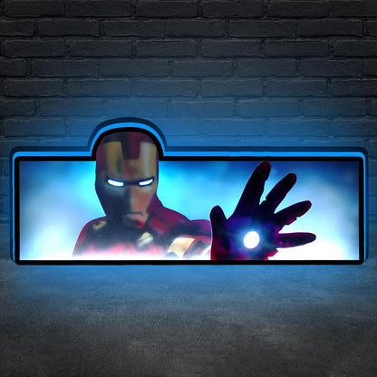 Iron Man topper, Pinball Topper LED Lightbox,  3D Printed Lightbox Rock Your Game FYLZGO Signs