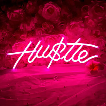 Hustle Neon Signs LED Sign Club