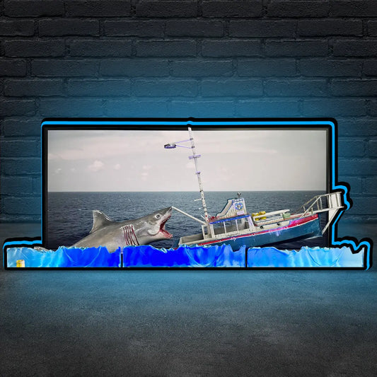JAWS Pinball Topper for Stern, Pinball Arcade Decor, Perfect for Game Room or Pinball Machine FYLZGO Signs