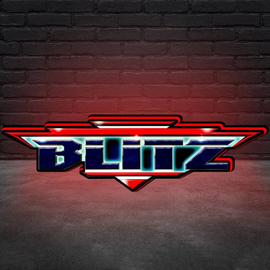 NFL Blitz 2000 NBA Jam Super Street Fighter II Turbo Nintendo 3D Printed LED Lightbox for Gaming Room Decor, Classic Arcade Gaming Lightbox FYLZGO Signs