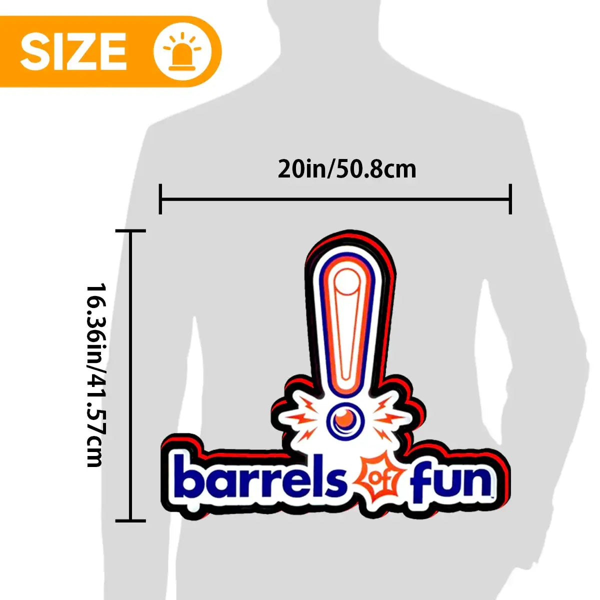 Barrles Fun Logo Led lightbox for Pinball Machine, 3D Printed Lightbox USB Powered & Full Dimmable FYLZGO Signs