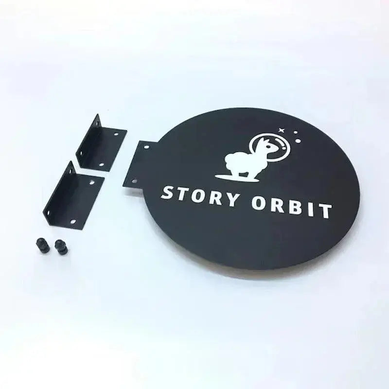 Custom Acrylic Office Flag Shop Business Sign Double-Side Signboard Storefront Door Plates Plaque Beauty Studio Aesthetics Logo acrylic signs FYLZGO Signs