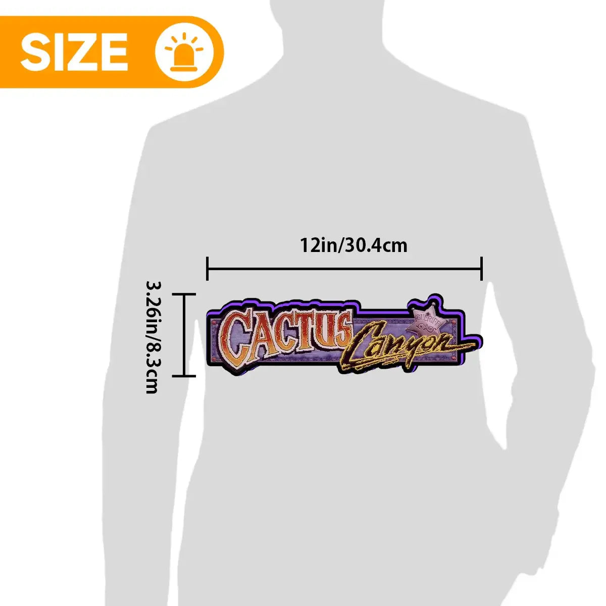 Cactus Canyon Topper, Video Game Machine LED Lightbox , Pinball Arcade Decor, Pinball Topper for CGC Pinball Machine FYLZGO Signs