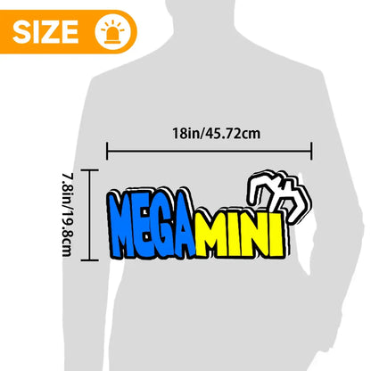 Mega Mini Topper 3D Pinted Lightbox for Claw Machine, Mage Mini claw machine Topper FYLZGO Signs
