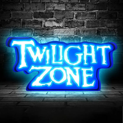 Twilight Zone Pinball Topper LED Lightbox Pinball Arcade Game Lightbox Gameroom Decor FYLZGO Signs