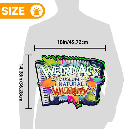 Weirdal's Museum of Natural Hilarity Pinball Topper, 3D Printed Lightbox for Pinball Machine, Powered by USB Band Dimm Wall Art Decor Man's Cave FYLZGO Signs