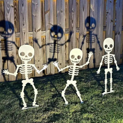 Skeleton Metal Yard Stakes, Halloween Decor, Halloween Yard Decoration, Halloween Yard Decor FYLZGO Signs