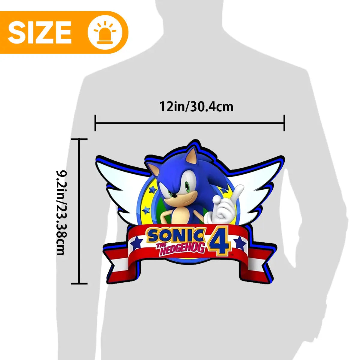 Sonic The Hedgehog Genesis 30th Anniversary 4" 3D Printed LED Lightbox Game Lightbox FYLZGO Signs