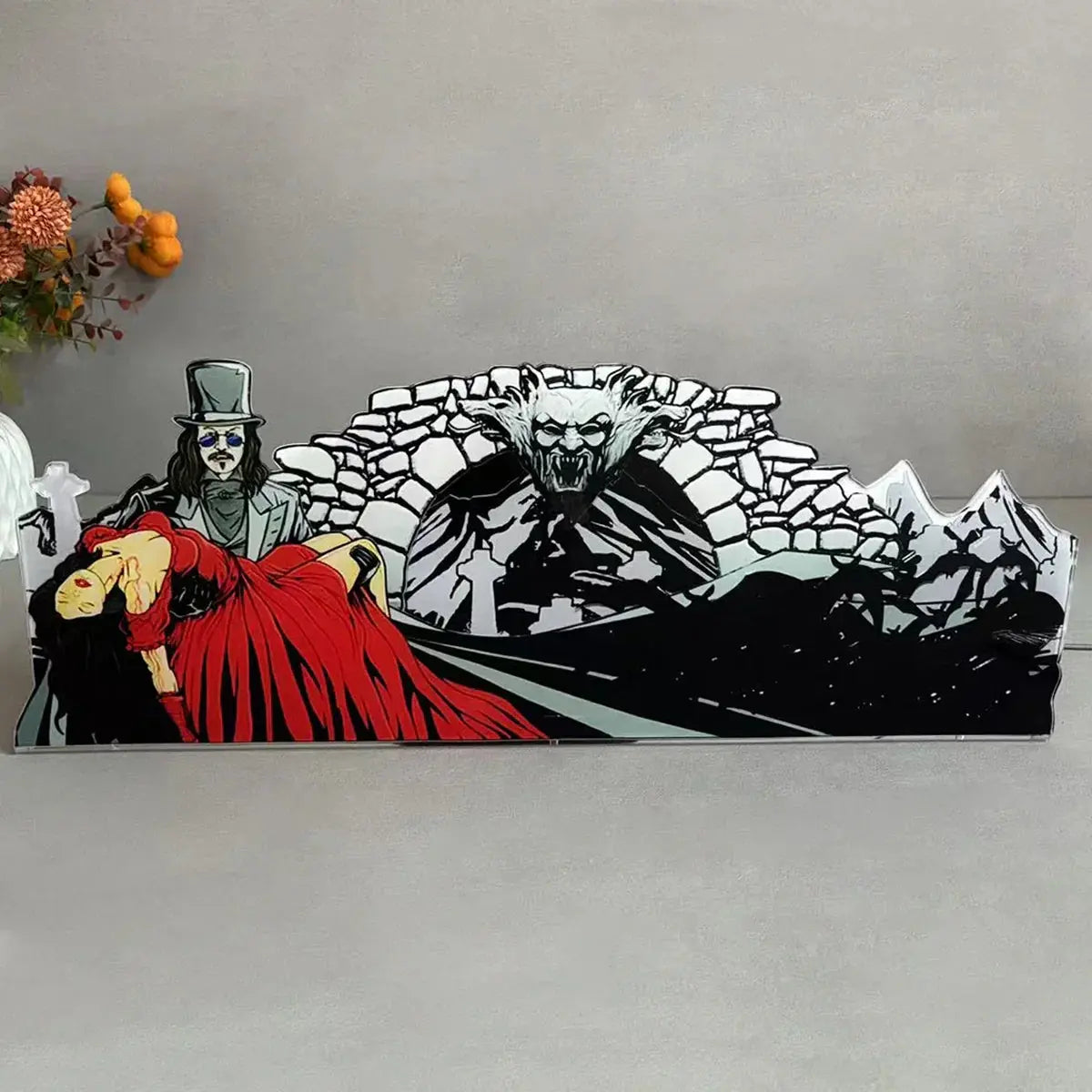 Bram Stroker's Dracula 3D Pinball Topper 3D Acrylic LED Topper, for Pinball Machine, Pinball Topper FYLZGO Signs