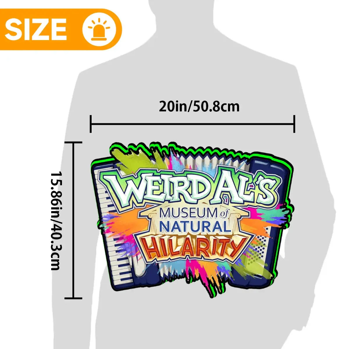 Weirdal's Museum of Natural Hilarity Pinball Topper, 3D Printed Lightbox for Pinball Machine, Powered by USB Band Dimm Wall Art Decor Man's Cave FYLZGO Signs