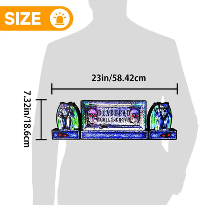 Elvira's House Of Horrors Pinball Topper LED Lightbox for  Pinball Machine, 3D Printed Lightbox Rock Your Game FYLZGO Signs