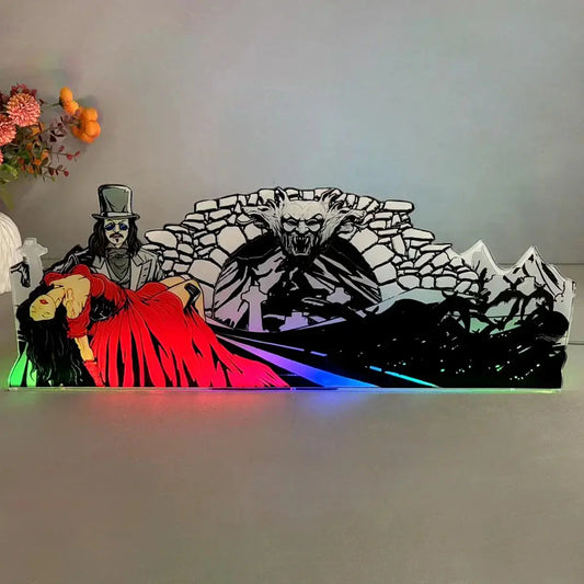 Bram Stroker's Dracula 3D Pinball Topper 3D Acrylic LED Topper, for Pinball Machine, Pinball Topper FYLZGO Signs