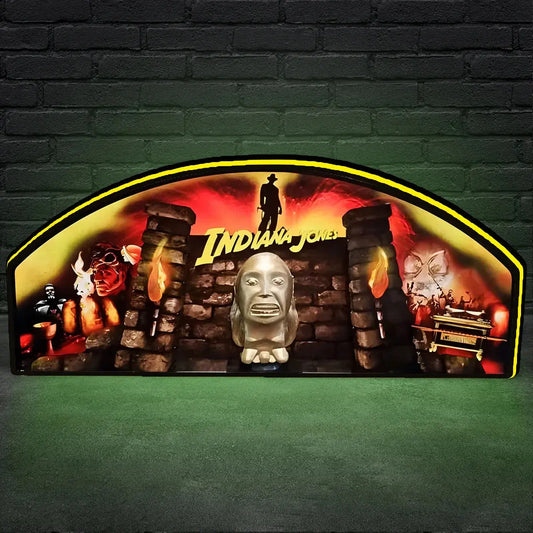 Indiana Jones Special RF Edition Pinball Topper LED Sign, 3D Printed Lightbox, USB Powered & Full Dimmable FYLZGO Signs