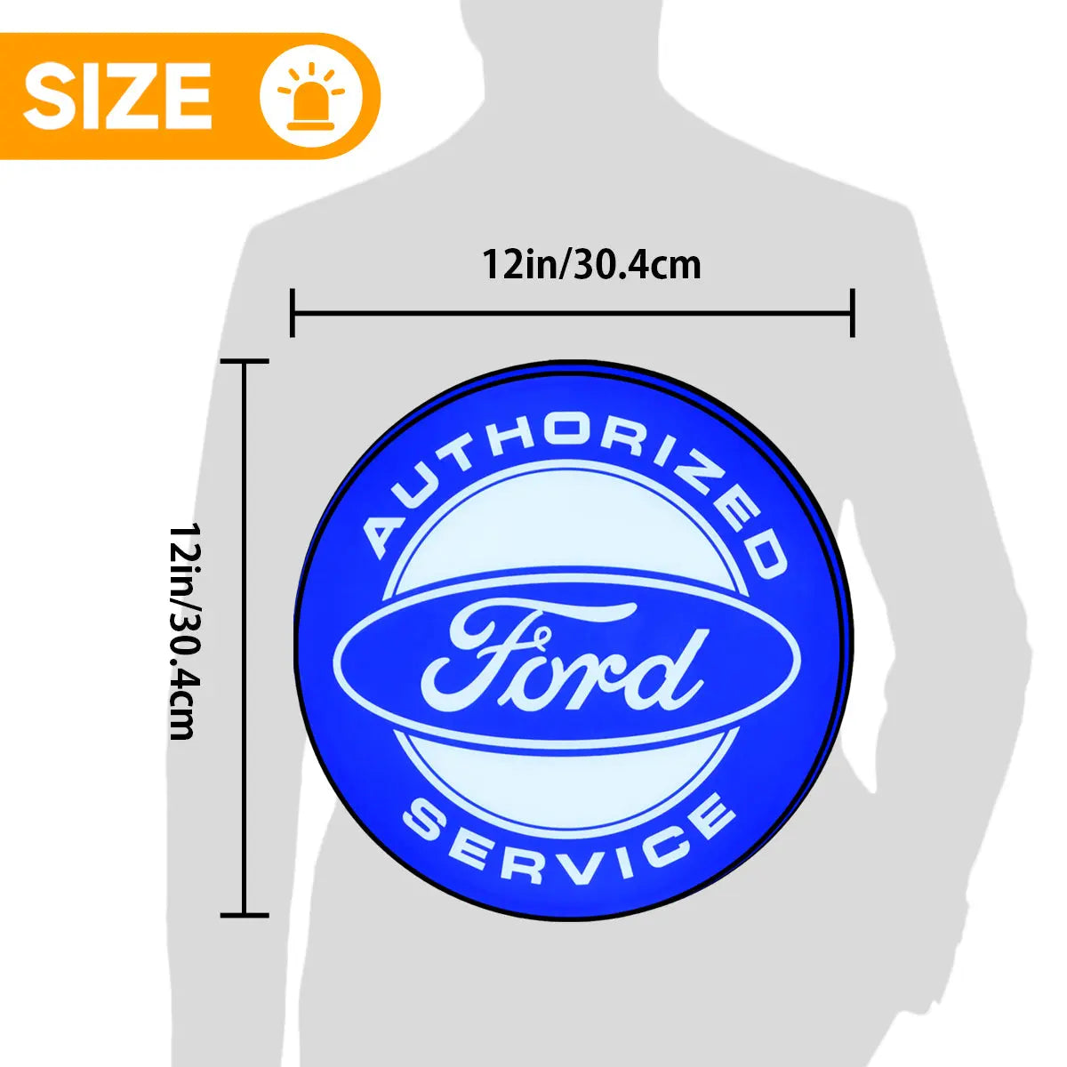 Ford Mustang Logo Custom 3D LED Topper Printed Lightbox FYLZGO Signs