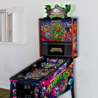 TMNT Teenage Mutant Ninja Turtle Pinball Topper LED Light Box, Perfect for Game Room or Pinball Machine, USB Fully Dimmable FYLZGO Signs
