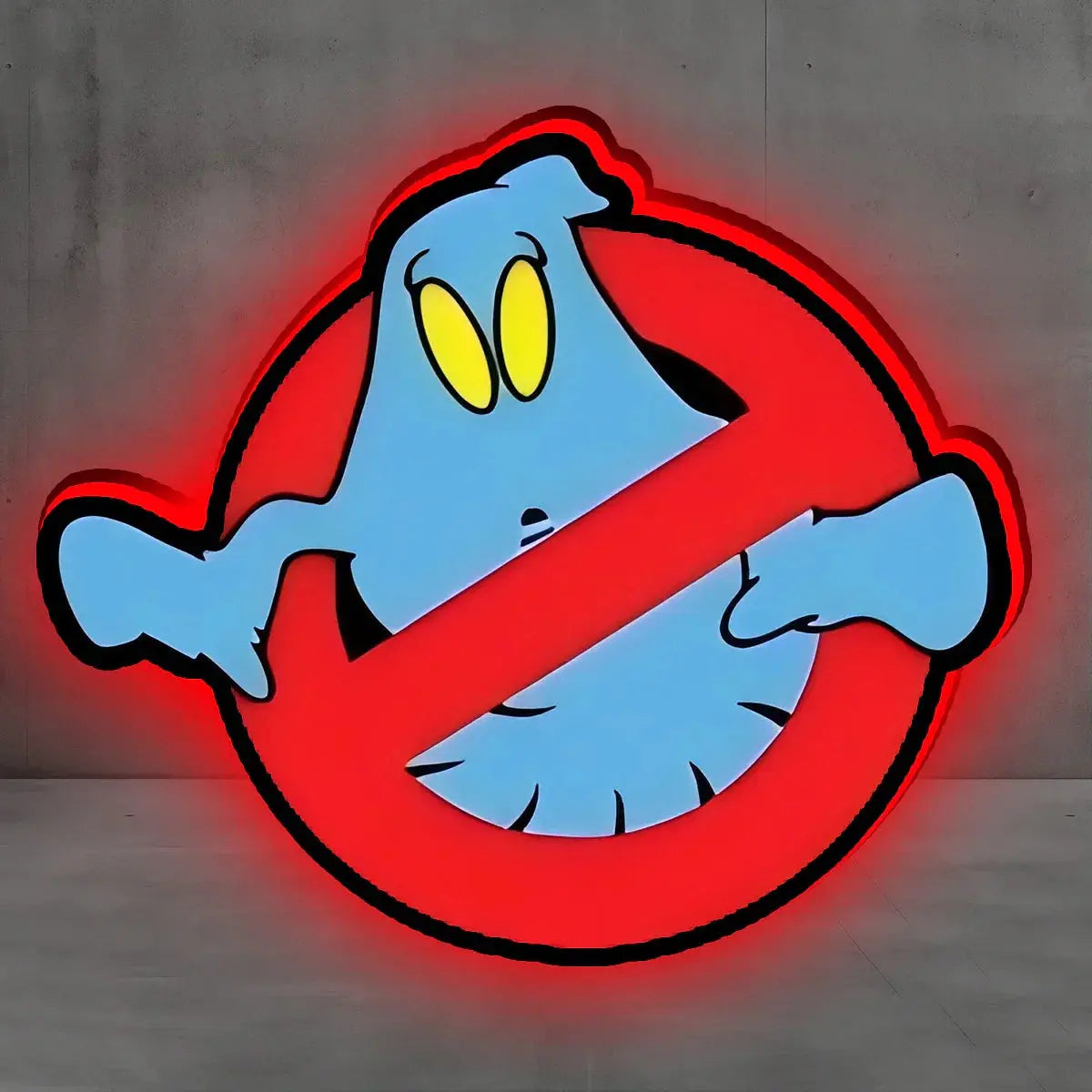 Ghostbusters Glow-in-the-dark Logo Lightbox USB Powered with Dimming Control Perfect Decor FYLZGO Signs