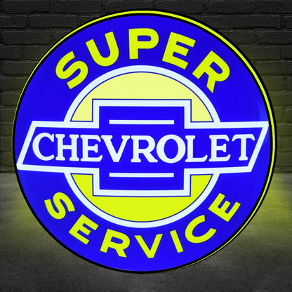 Chevrolet Logo Custom 3D LED Topper Printed Lightbox FYLZGO Signs