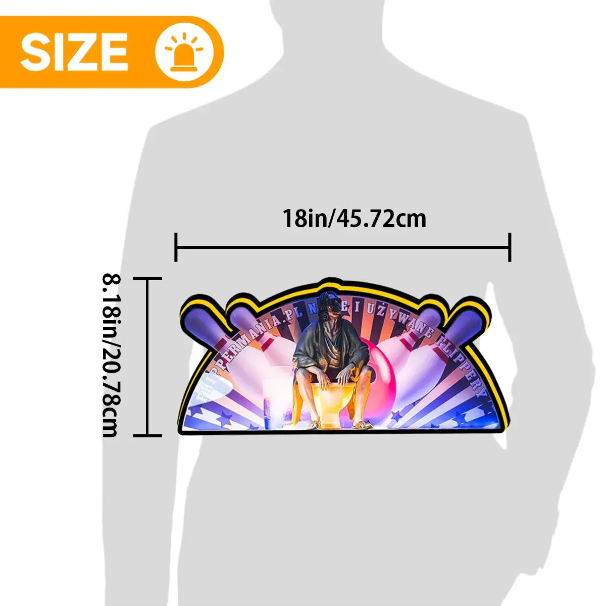 The Big Lebowski Pinball Topper Led lightbox for Pinball Machine, 3D Printed Lightbox USB Powered & Full Dimmable FYLZGO Signs
