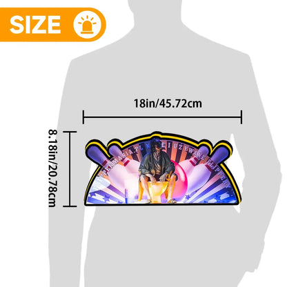 The Big Lebowski Pinball Topper Led lightbox for Pinball Machine, 3D Printed Lightbox USB Powered & Full Dimmable FYLZGO Signs