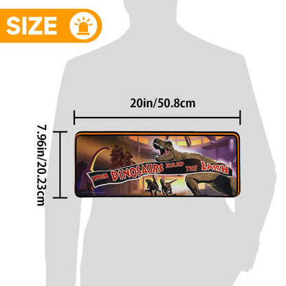 Jurassic park 30th anniversary T rex LED Lightbox Pinball Topper 3D Printed Light Box FYLZGO Signs