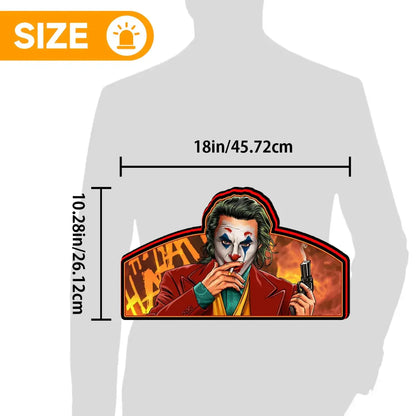 Joker Poker Pinball Topper, 3D Printed Lightbox Powered by USB Band Dimm Wall Art Decor Man's Cave FYLZGO Signs