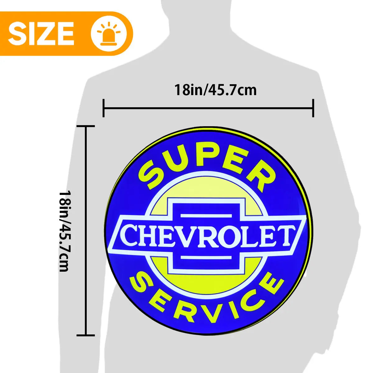 Chevrolet Logo Custom 3D LED Topper Printed Lightbox FYLZGO Signs