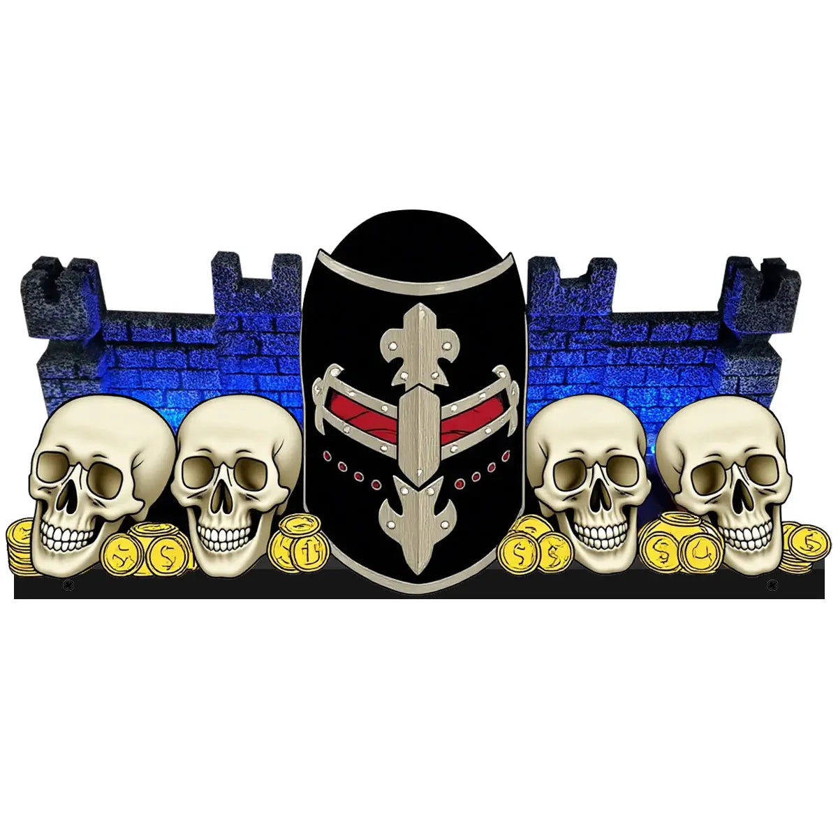 Black Knight 3D Pinball Acrylic LED Topper, For Pinball Machine, Pinball Topper FYLZGO Signs