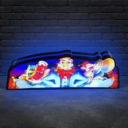 Funhouse 2.0 Pinball Topper LED Lightbox, 3D Printed Lightbox Rock Your Game FYLZGO Signs