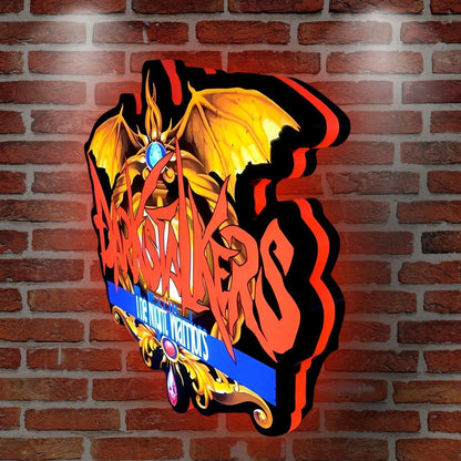 The Night Warriors Darkstalkers 3D Printed LED Lightbox FYLZGO Signs