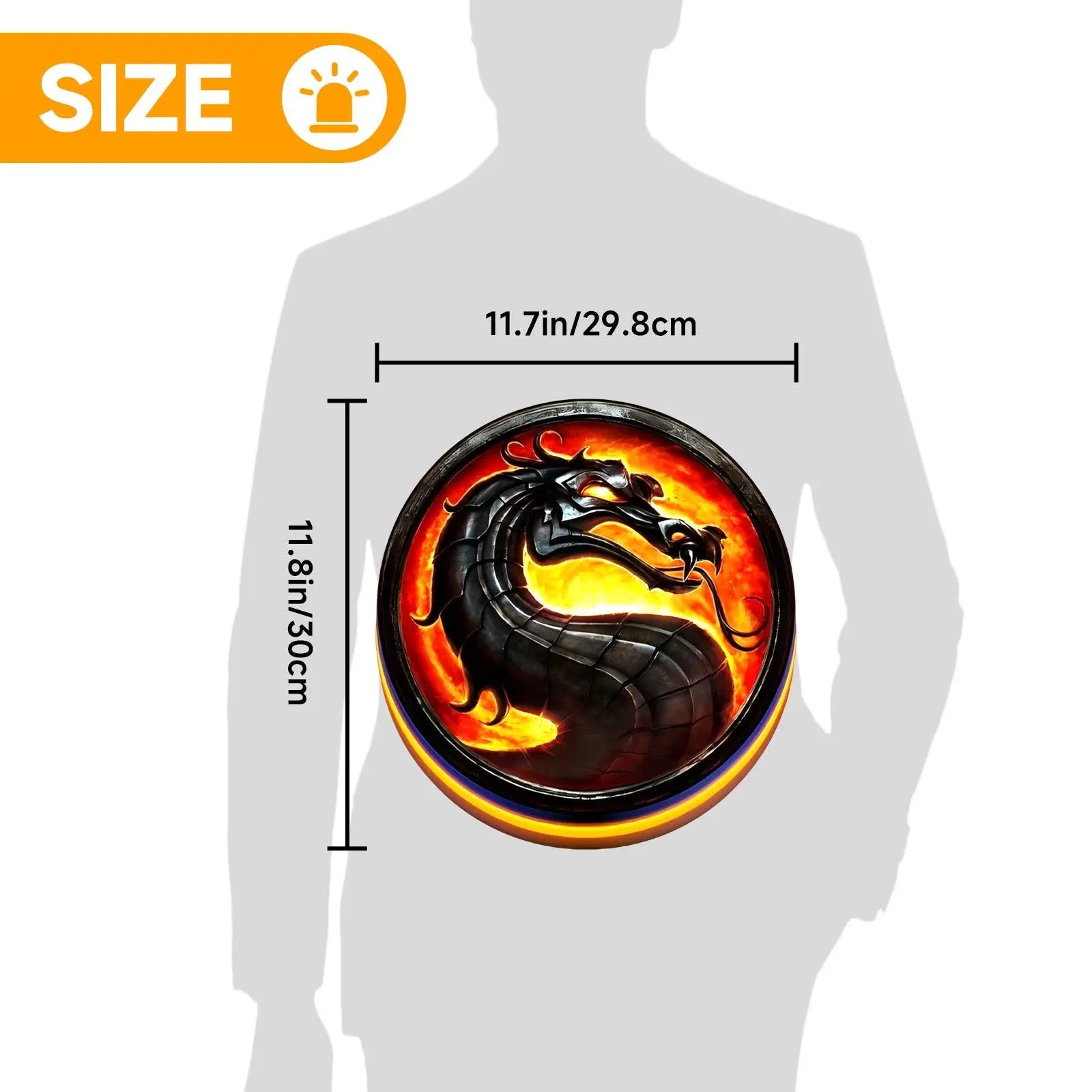 MK9 Mortal Kombat 3D Printed LED Lightbox for Gaming Room Decor FYLZGO Signs