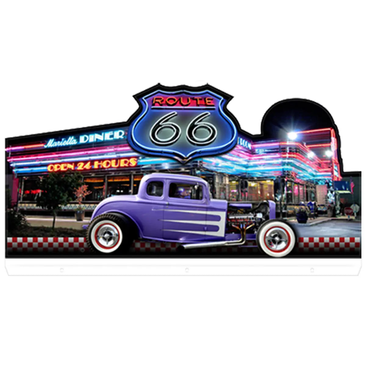 Diner Topper 3D Acrylic LED RGB Topper, for Williams Pinball Machine, Pinball Topper FYLZGO Signs
