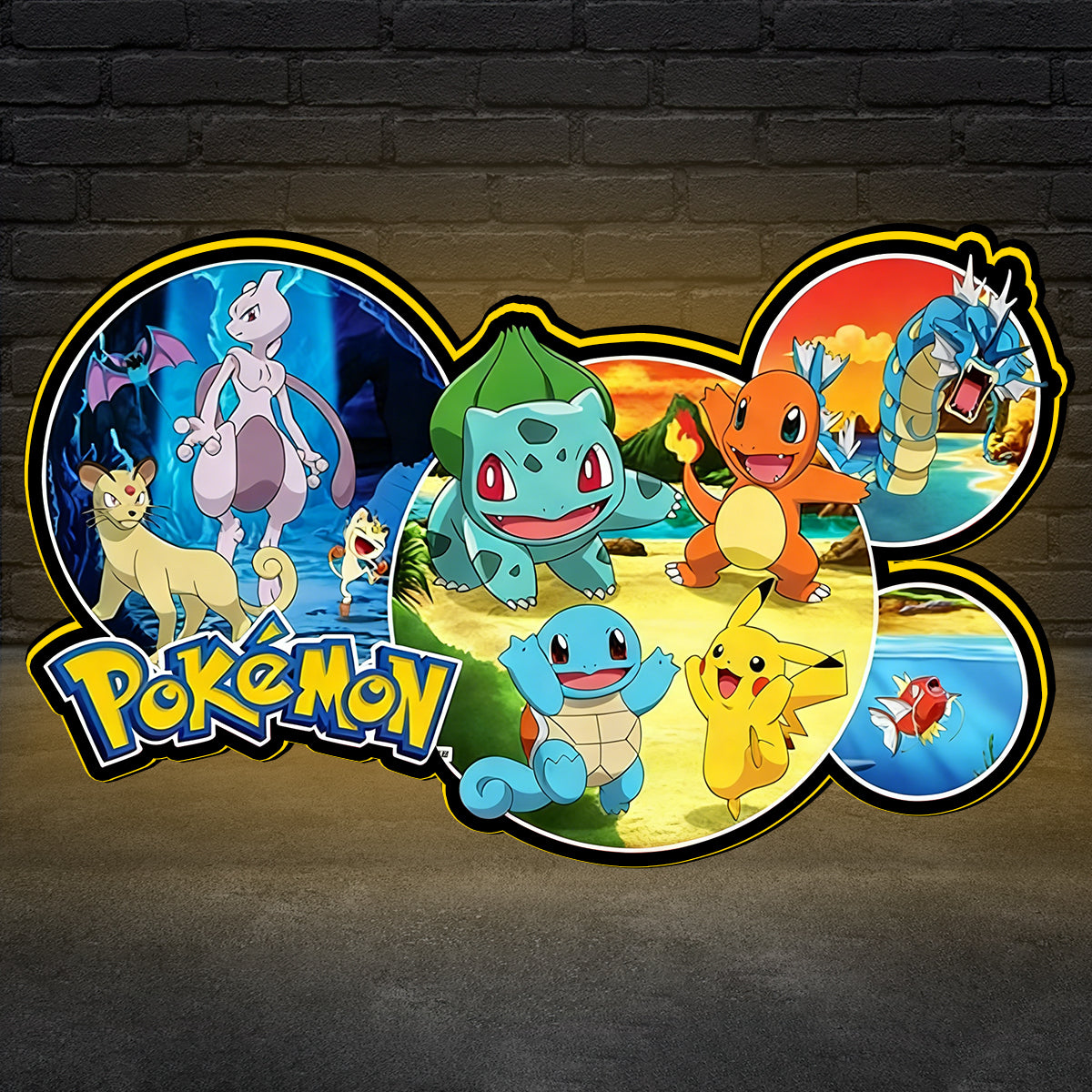 New Arrival Pokemon Pinball Topper for Pinball Machine, 3D Printed Lightbox USB Powered & Full Dimmable NEOUNIK Signs